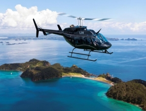 Helicopter flight seeing in the Bay Of Islands